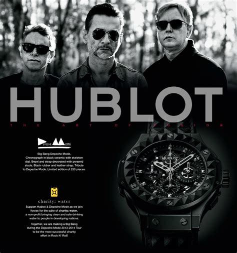 hublot depeche mode edition|depeche mode watch.